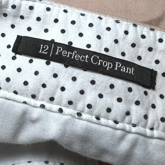 Talbots Perfect Crop Pants Womens 12 Khaki Casual Business Work Everyday - Picture 5 of 16